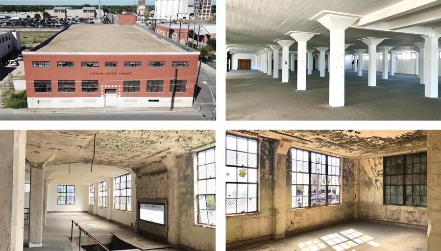 empty industrial building