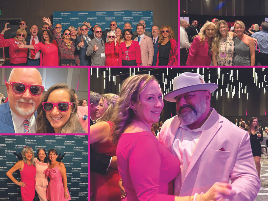 Collage of people celebrating the inauguration of The CCIM Institute's 2024 Global Presidents.