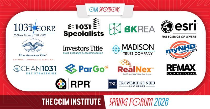Spring Forum Sponsors