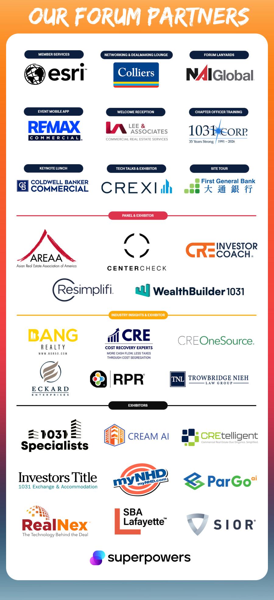 Fall Forum Partners