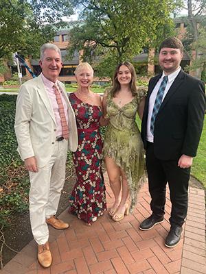 Steve, Bennett, From left to right: Steve Rich, CCIM; his wife, Bennett Rich; daughter Eliza, 27, of Charlotte, NC; and son Marshall, 28, of Washington D.C .