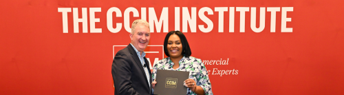 Pinning Banner w/ Global President and New Designee