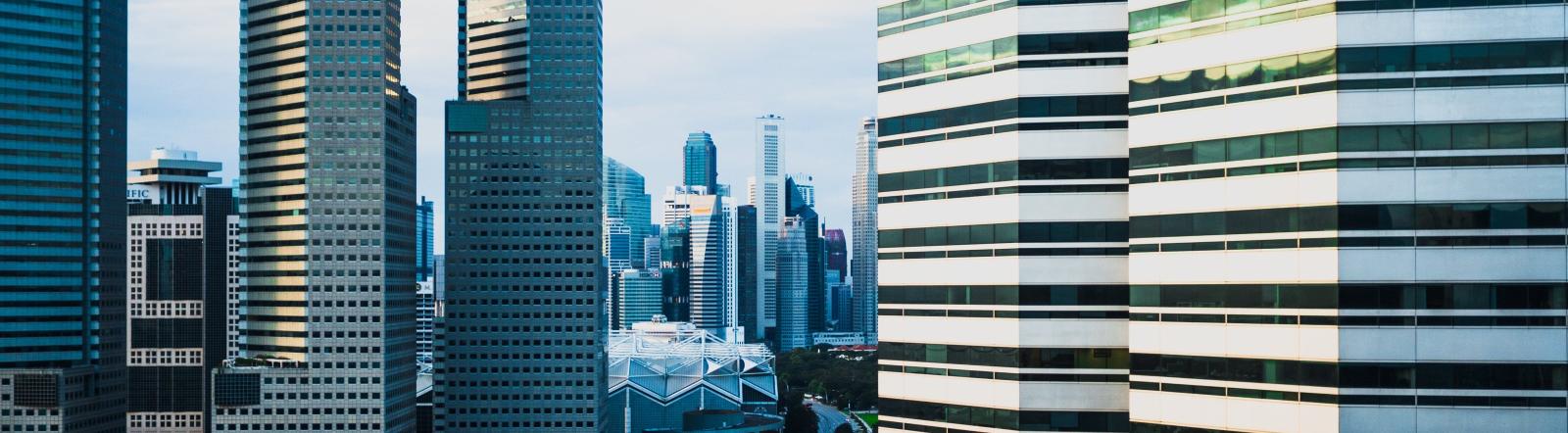 photo of Singapore commercial district