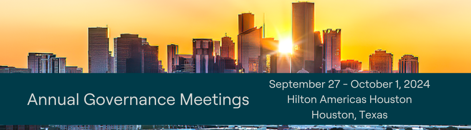 The CCIM Institute's 2024 Annual Governance Meetings in Houston, Texas. September 27 - October 1, 2024