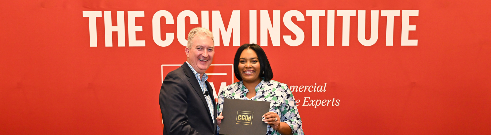 Pinning Banner w/ Global President and New Designee